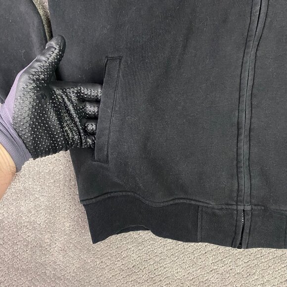 Vintage O'Neill Hoodie Men's 2XL Full Zip Gray Y2K Surf Skate Grunge Sweatshirt - Picture 3 of 9